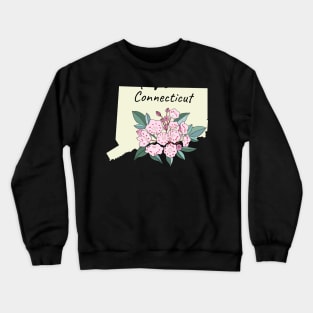 Connecticut State Flower Mountain Laurel Crewneck Sweatshirt